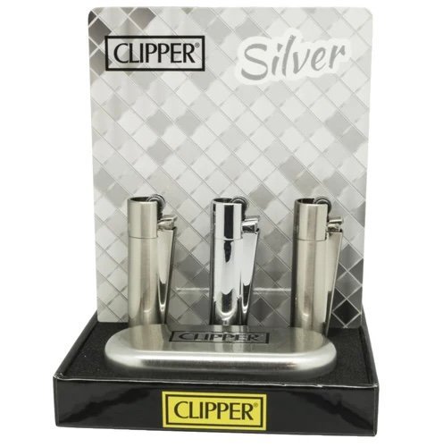 Clipper Metal Flint Lighter - Silver - Image 2