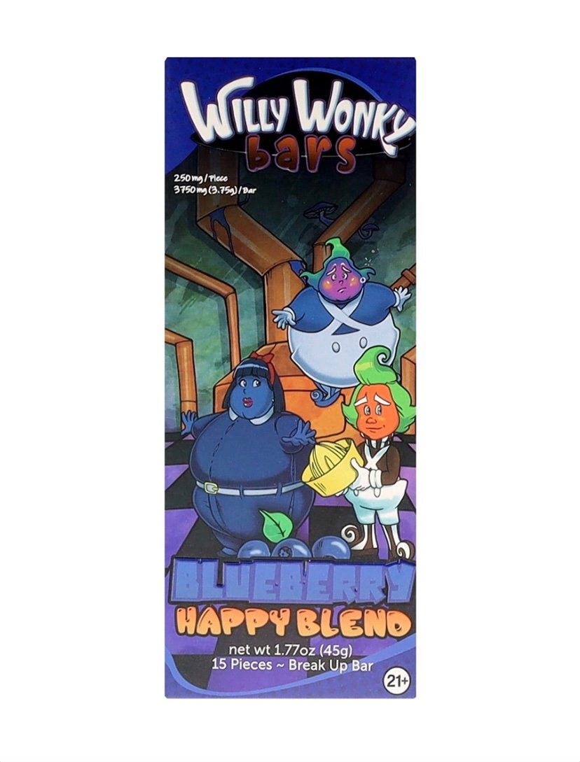 Blueberry Willy Wonky Happy Blend Bars