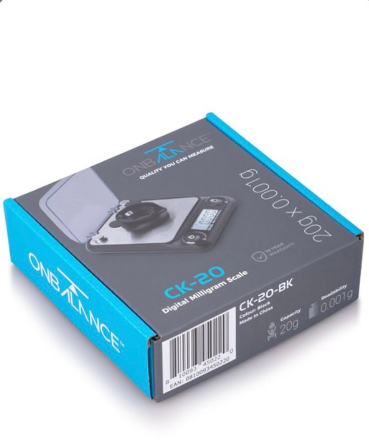ON BALANCE MILLIGRAM 20G X 0.001G DIGITAL SCALE - Image 4