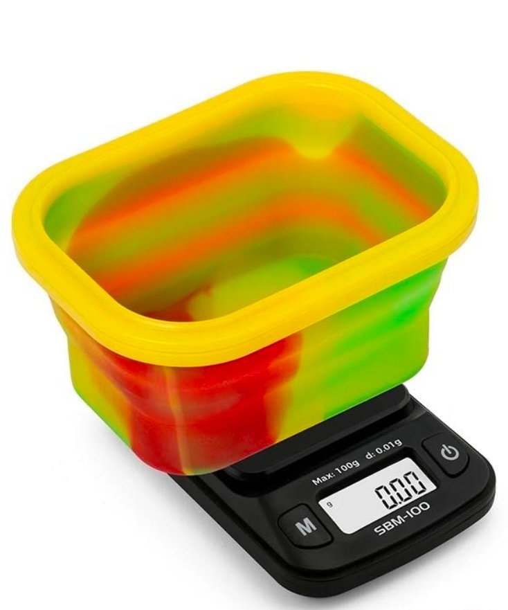 RASTA MINI SILICONE BOWL SCALES 100G X 0.01G - Image 3