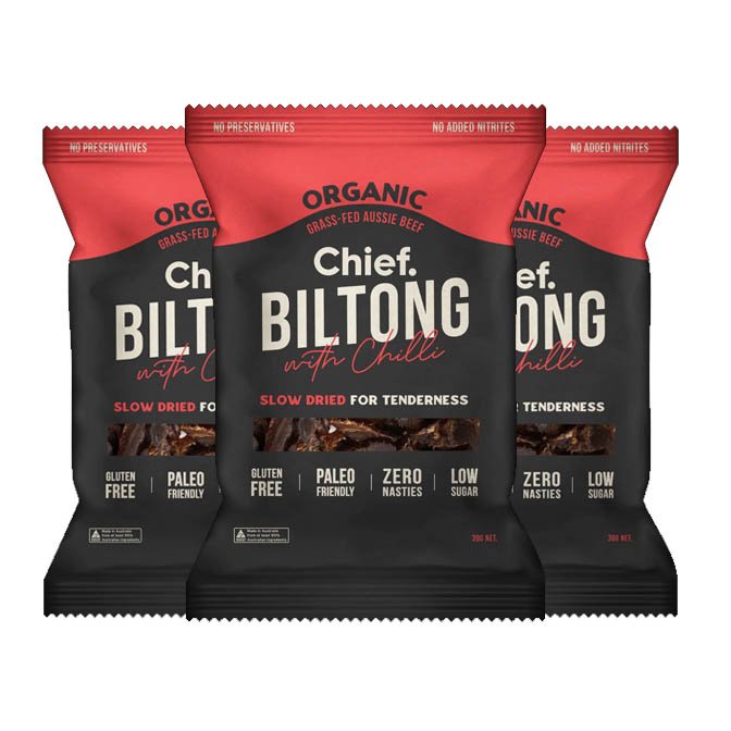 Beef Biltong 30g by Chief – Pack of 3 - Image 2