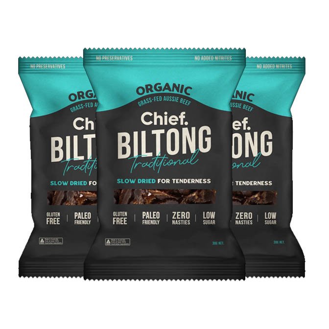 Beef Biltong 30g by Chief – Pack of 3 - Image 4