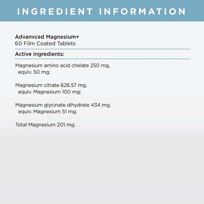 JSHealth Advanced Magnesium 60 tablets - Image 2