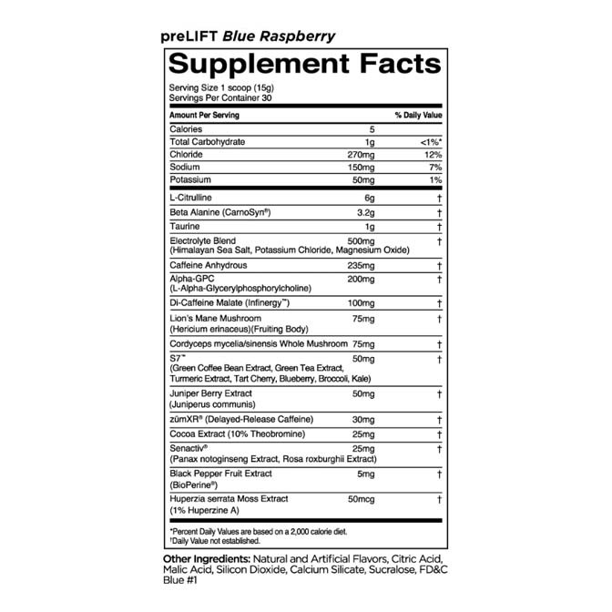 Pre Lift Pre-Workout by Rule 1 30 servings - Image 2