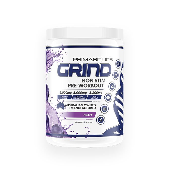 Grind Non Stim Pre-workout by Primabolics 40 Serves - Image 5
