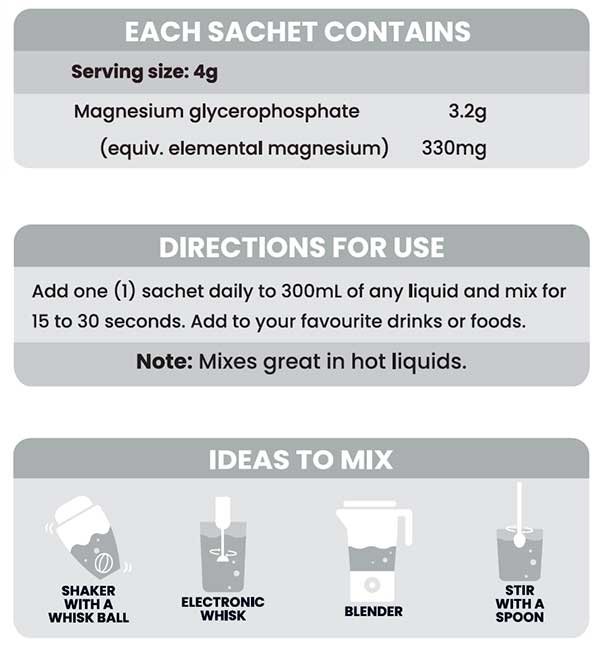 Tasteless Magnesium by Feel Good Protein – 30 sachets - Image 2